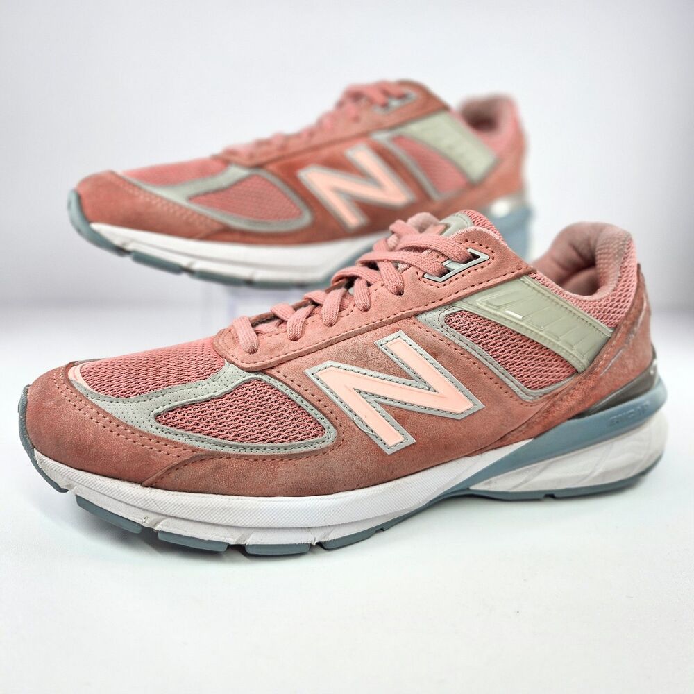 New Balance 990v5 Made in USA Sunrise Rose Pink Grey Men’s 9.5 M990SR5